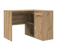 vidaXL Escritorio Esquina de Roble Artesanal 102x88x75 cm Madera Compuesta