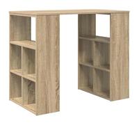 vidaXL Escritorio Esquina Roble Sonoma MDF Mediano