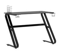 Vidaxl Escritorio Gaming Con Patas Forma Zz Negro 110x60x75cm
