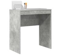 vidaXL Escritorio Minimalista de Computadora con Cajón | Gris Concreto MDF Tamaño Compacto 70 X 40 X 76 cm Ideal para Casa y Estudio