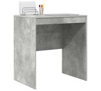 vidaXL Escritorio Gris Concreto con Cajón de Almacenamiento | Material MDF Tamaño Compacto 70 x 50 76 cm Ideal para Uso en Casa y Oficina Estudio Moderno Estación de Trabajo para Computadora Minimal