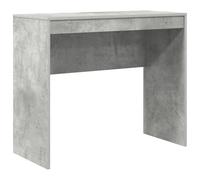 vidaXL Escritorio Gris Concreto con Cajón | Diseño MDF Moderno | Tamaño Compacto 90 x 40 x 76 cm | Ideal para Oficina y Estudio Minimalista