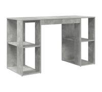 vidaXL Escritorio Gris Gris concreto