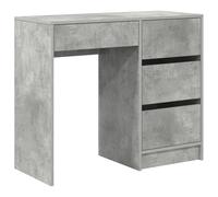 vidaXL Escritorio Gris para Escribir Gris Concreto Concreto Estándar