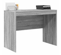 vidaXL Escritorio de Escritura Moderno con Cajón | Gris Sonoma MDF y Chapa Tamaño Compacto 100 x 50 x 76 cm Ideal para Casa Oficina Computadora Estudio Interior