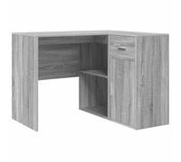 vidaXL Escritorio de Esquina Gris Sonoma 102x88x75 cm Madera de ingeniería