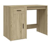 vidaXL Escritorio Madera contrachapada Color Roble Sonoma 100x49x75 cm, Escritorio de Oficina, Mesa de Estudio, Muebles de despacho, Mesa de Ordenador