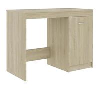 vidaXL Escritorio Madera contrachapada Color Roble Sonoma 100x50x76 cm