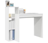 vidaXL Escritorio Madera de ingeniería 100 x 40 x 90 cm | El tamaño compacto se adapta a cualquier habitación, Acabado mate blanco que se ve genial,