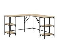 vidaXL Escritorio, Mesa de Estudio, Escritorio para Ordenador Documentos, Mueble para Oficina Despacho, Madera de Ingeniería Roble Sonoma