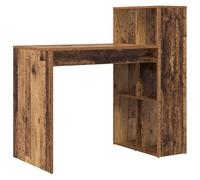 vidaXL Escritorio Madera Vieja Madera Estándar Almacenamiento
