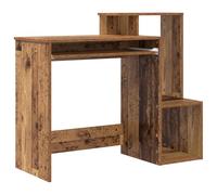 vidaXL Escritorio Marrón Madera Vieja Madera Elaborada Mediano