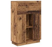 vidaXL Escritorio Marrón Madera Vieja Madera elaborada Medio