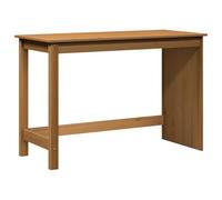 vidaXL Escritorio 112x50x75 cm Pino macizo Marrón miel – Diseño minimalista y superficie duradera