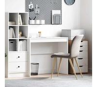 vidaXL Escritorio para Escribir Blanco Madera Elaborada Mediano