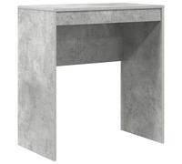 vidaXL Escritorio Minimalista de Computadora con Cajón | Gris Concreto MDF Tamaño Compacto 70 X 40 X 76 cm Ideal para Casa y Estudio