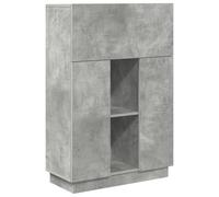vidaXL Hormigón Gris Escritorio Hormigón Gris Madera Estándar