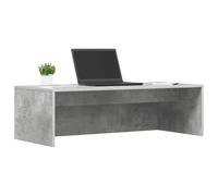 vidaXL Escritorio Montado en la Pared Gris Concreto 100 x 45 x 30 cm, Escritorio Flotante Rectangular Moderno, Mesa de Madera Resistente, un Espacio de Trabajo Estiloso y Compacto
