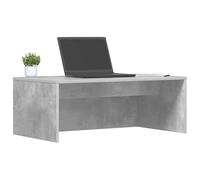 vidaXL Escritorio Montado en la Pared Gris Concreto 80 x 45 x 30 cm, Escritorio Flotante Rectangular Moderno, Mesa de Madera Resistente, un Espacio de Trabajo Estiloso y Compacto