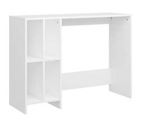 Escritorio Notebook Madera Contrachapada Blanco 102,5x35x75 Cm Vidaxl