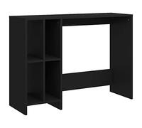 vidaXL Escritorio Notebook Estudio Oficina Trabajo Ordenador Computadora Portátil Muebles Mobiliario de Madera Contrachapada Negro102,5x35x75 cm