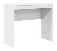 vidaXL Escritorio para Escribir Blanco Madera Elaborada Mediano
