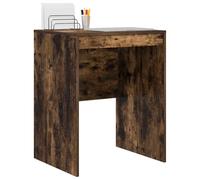 vidaXL Escritorio Roble Ahumado 60 x 50 x 76 cm | Estilo moderno con líneas limpias y una hermosa veta de madera, Madera elaborada sólida para que dure mucho tiempo,