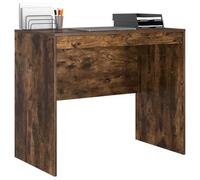 vidaXL Escritorio Roble Ahumado 90 x 50 x 76 cm | Estilo minimalista que es simple y práctico, Madera compuesta resistente para que dure,