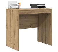 vidaXL Escritorio de Roble | Madera Compacta 80 X 50 76 cm Ideal para Uso en Casa y Oficina. Escritura Estudio Pequeño Minimalista Duradero