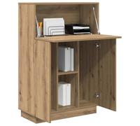 vidaXL Escritorio Roble Artisan Madera de ingeniería | Estilo moderno y elegante en roble artesanal, Mucho espacio para organizar tus cosas, Con solo dos personas,