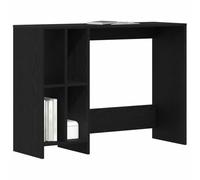 vidaXL Escritorio Roble Negro 102,5 x 35 x 75 cm Madera de ingeniería, Escritorio Moderno y Compacto para tu casa, Espacio Funcional, Minimalista con Almacenamiento, Ideal para Estudiantes