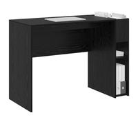 vidaXL Escritorio Roble Negro 109 x 50 x 78 cm Madera de ingeniería