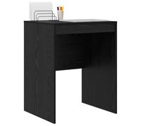 vidaXL Escritorio de Escritura Roble Negro Madera ingeniería