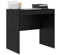 vidaXL Escritorio Roble Negro 80x50x76 cm Madera de ingeniería
