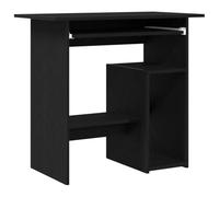 vidaXL Escritorio Roble Negro 80x45x74 cm Madera de ingeniería, Escritorio de Oficina, Escritorio de Ordenador, Escritorio de Secretaria