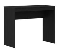 vidaXL Escritorio de oficina Roble negro 90x40x72 cm Madera de ingeniería