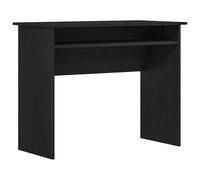 vidaXL Escritorio Roble Negro 90x50x74 cm Madera de ingeniería, Escritorio de Oficina, Escritorio de Estudio, Escritorio de Trabajo