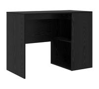 vidaXL Escritorio Roble Negro Madera Compacto Escritorio de Roble Negro