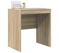 vidaXL Escritorio de computadora moderno Roble Sonoma – Madera sólida, 70 x 50 x 76 cm