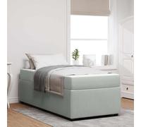 vidaXL Especificaciones de la Cama - Mueble Moderno para Dormitorio - Duerme cómodo - Diseño Minimalista - Colchón de Espuma - Parte Central contemporánea - Madera Elegante