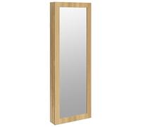 vidaXL Espejo con joyero de Pared 37,5x10x106 cm