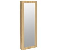 vidaXL Espejo con joyero de Pared 37,5x10x106 cm