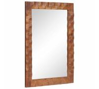 vidaXL Espejo de baño Acabado de Acacia Marrón 50 x 70 x 2,5 cm