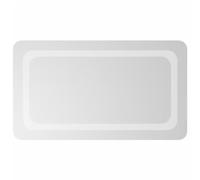 vidaXL Espejo de Baño con LED Pared Vertical Horizontal Tocador Maquillaje Interruptor Táctil Impermeable Antivaho Luz Iluminación Ajustable