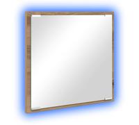 vidaXL Espejo de baño LED con Espejo Roble Artesanal 40 x 37 x 8.5 cm, Espejo LED Rectangular Moderno, montado en Pared, con USB, Vidrio Claro, decoración iluminada y con Estilo