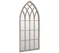 Espejo de jardín arena hierro para exterior 100x45 cm