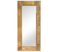 vidaXL Espejo de Madera Maciza de Mango 50x110 cm