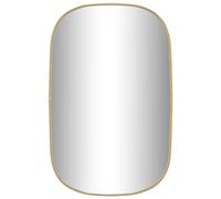 vidaXL Espejo de Pared Colgante Dormitorio Salón Sala de Estar Pasillo Tocador Comedor Cuarto de Baño Entrada Decoración Hogar Dorado