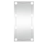 vidaXL Espejo de Pared con Luces LED Vidrio Rectangular 30x60 cm
