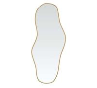 vidaXL Espejo de Pared Colgante Dormitorio Salón Sala de Estar Pasillo Tocador Comedor Cuarto de Baño Entrada Decoración Hogar Dorado